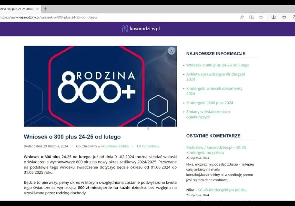 800 plus ZUS: Wniosek online 2025/2026. Złóż go bezbłędnie!