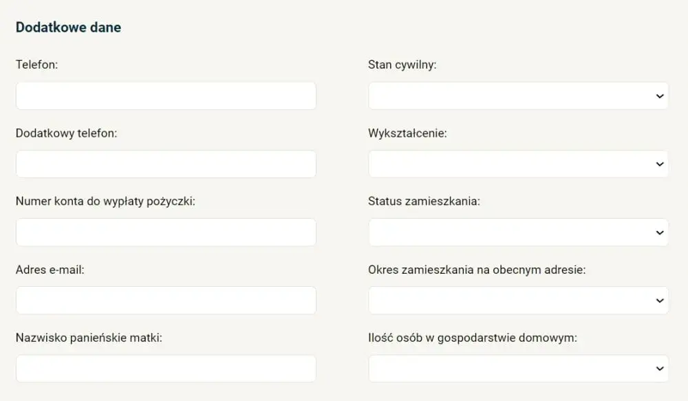 Jakie dane potrzebne do chwilówki, aby uniknąć problemów z wnioskiem?