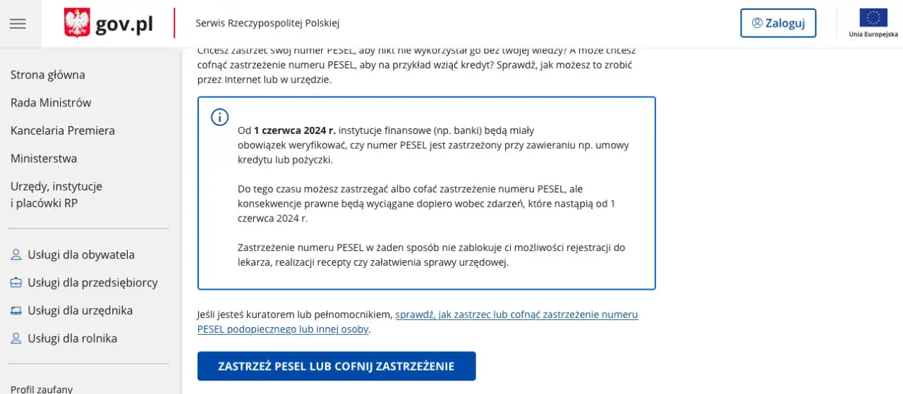 Zdjęcie Jak zastrzec PESEL w BIK, aby uniknąć oszustw i strat finansowych