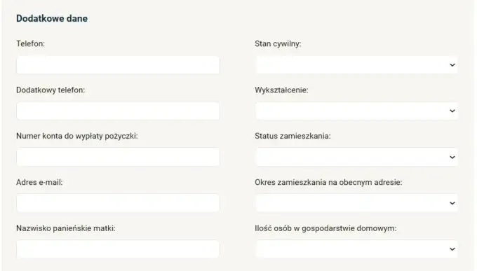 Jakie dane potrzebne do chwilówki, aby uniknąć problemów z wnioskiem?